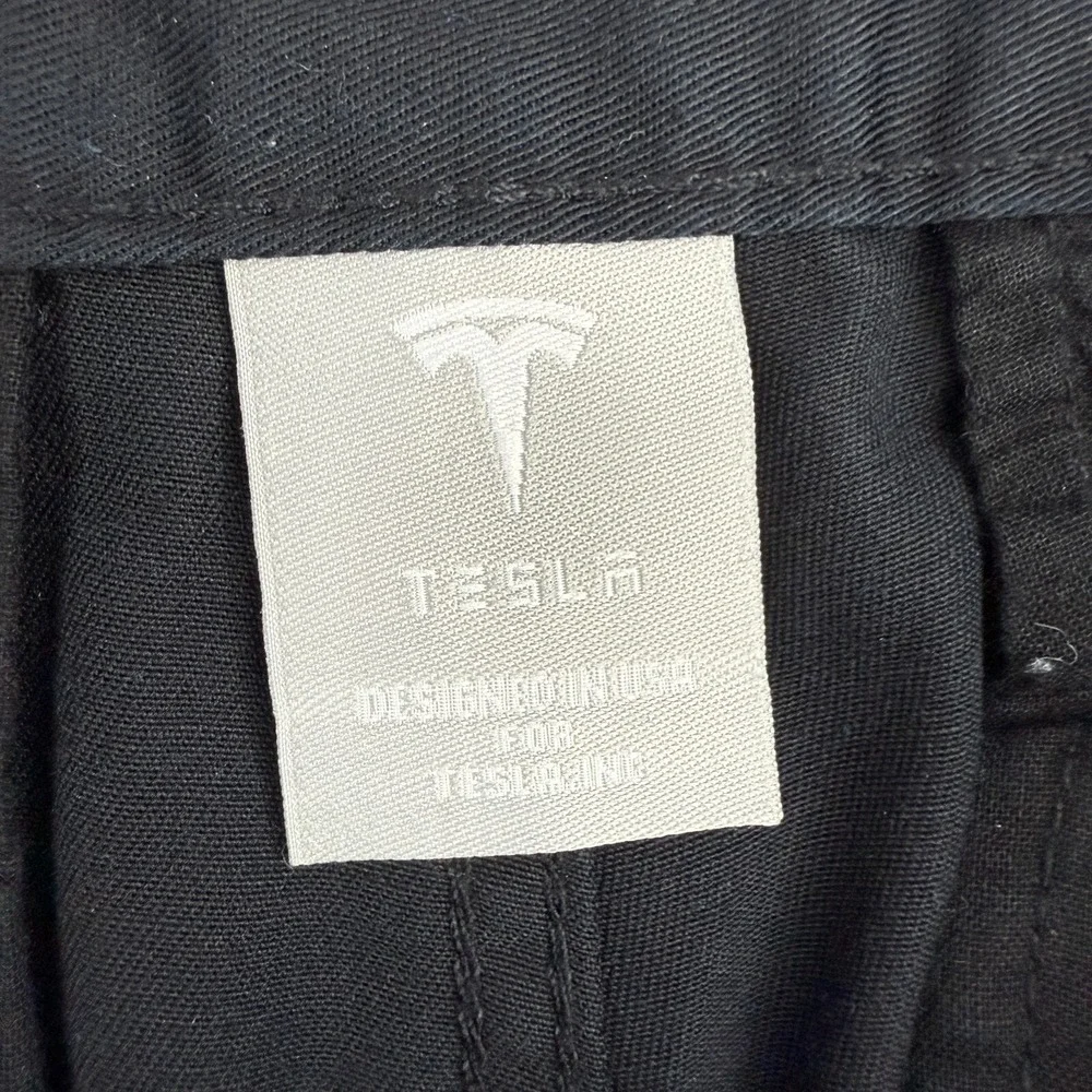 Tesla‎ Long Pants Mens 32x32 (measures 31)Staff Work Uniform Motors Chinos Black